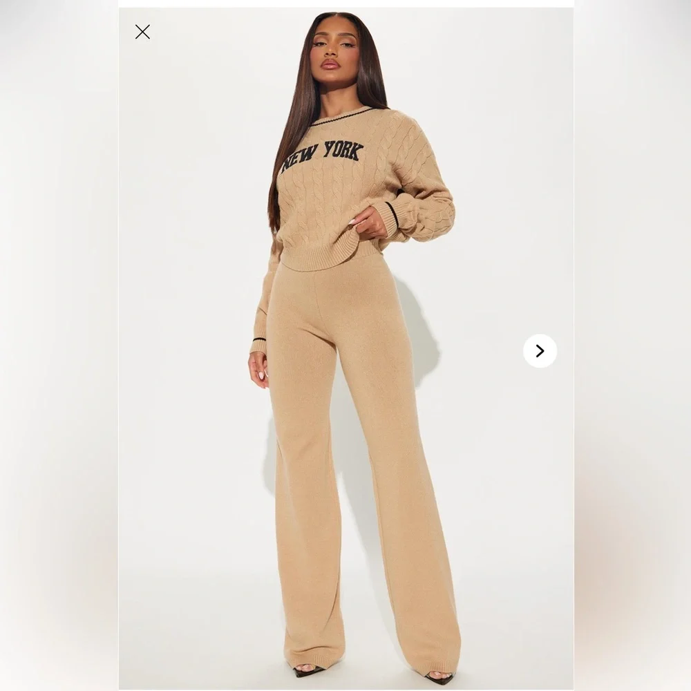 Fashion Nova Cream Pantsuit🌟 - Picture 3 of 5